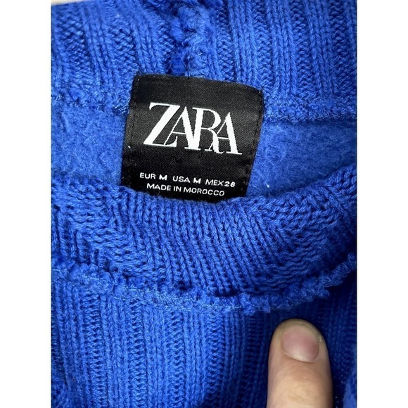 ZARA Sweater  Sweatshirt Knit Size Medium - Picture 3 of 5
